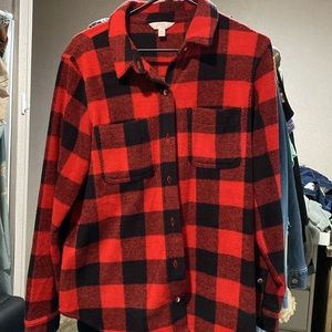 Black and red flannel